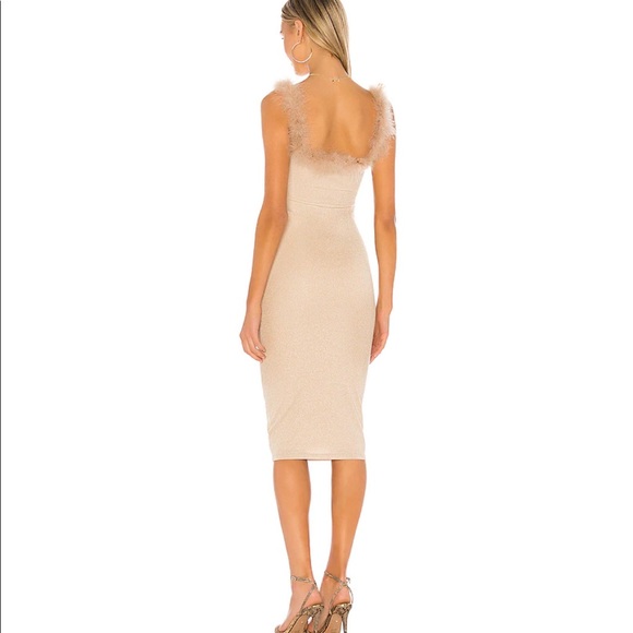 LOVERS AND FRIENDS, Nude Shimmer Courtney dress NWT - Picture 3 of 12